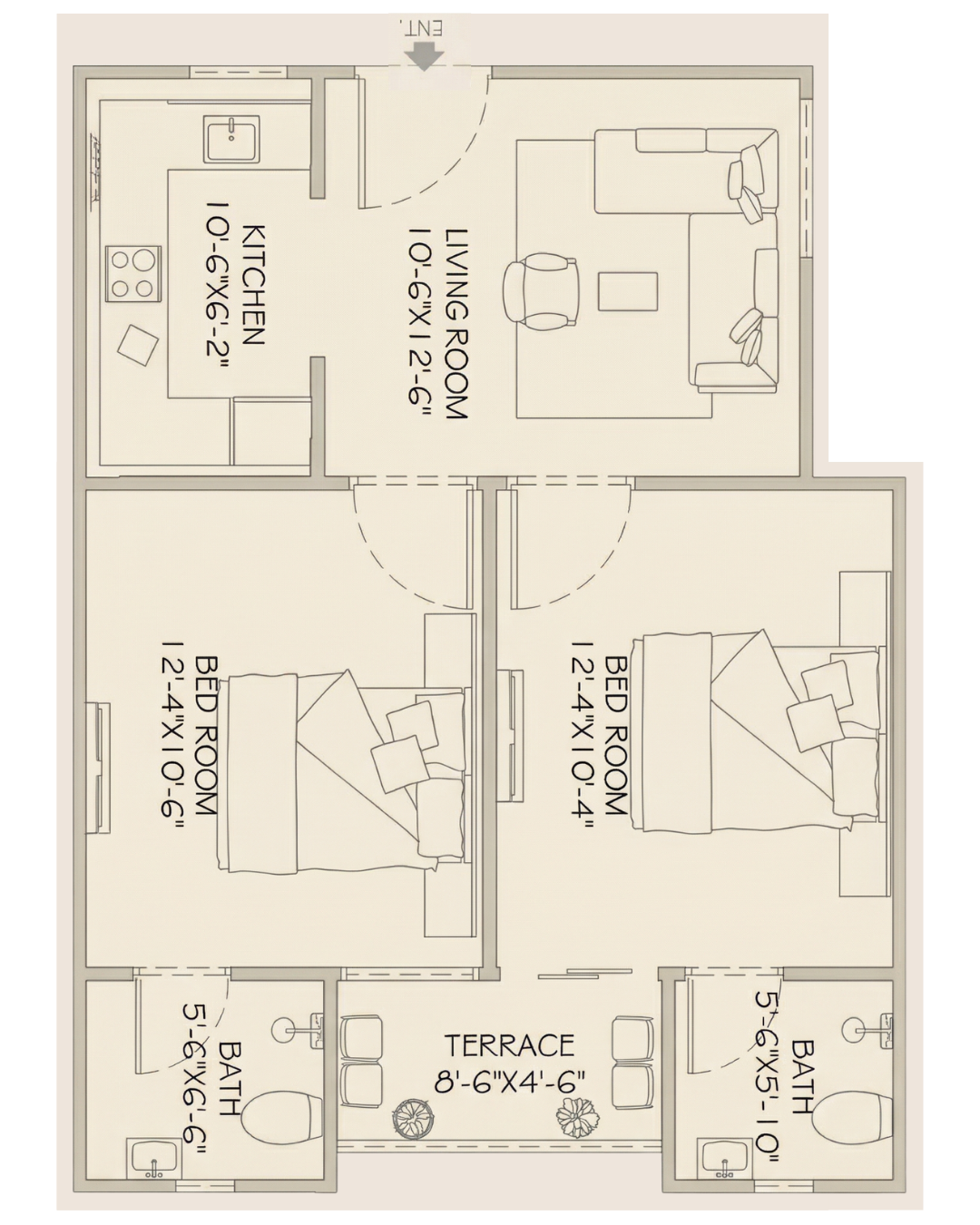 3 ROOM LAYOUT STYLE
