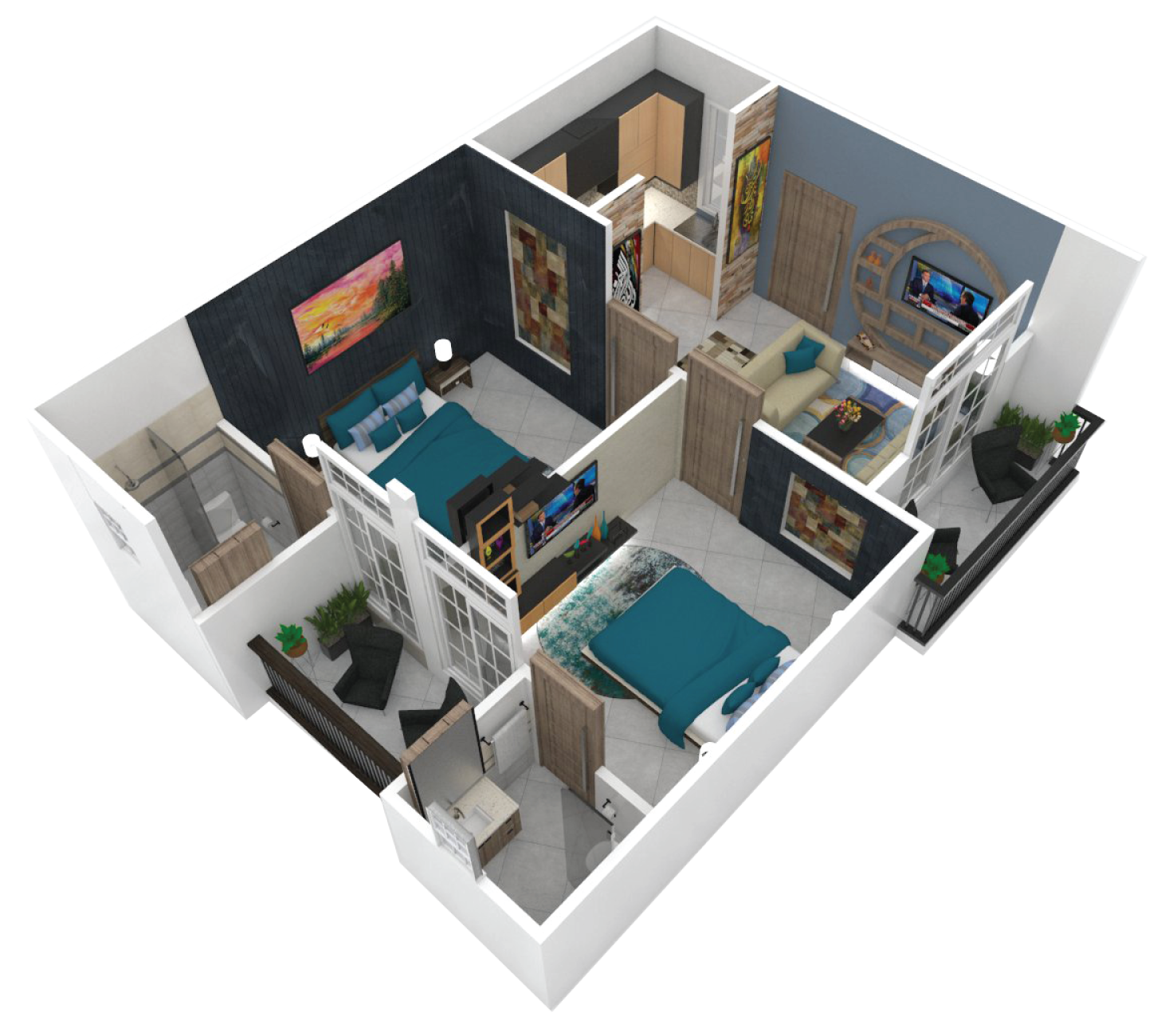 3-room apartment